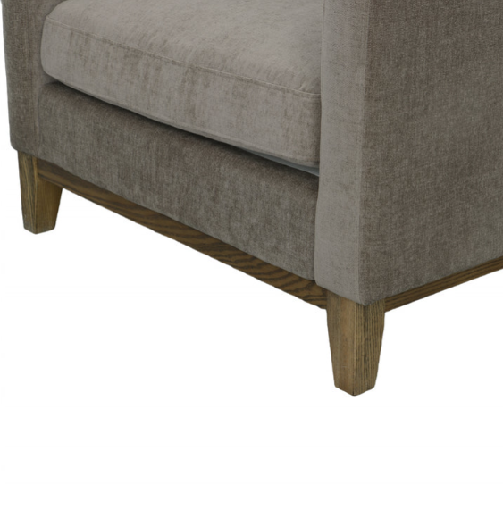 Burbank Club Chair - Pecan Brown