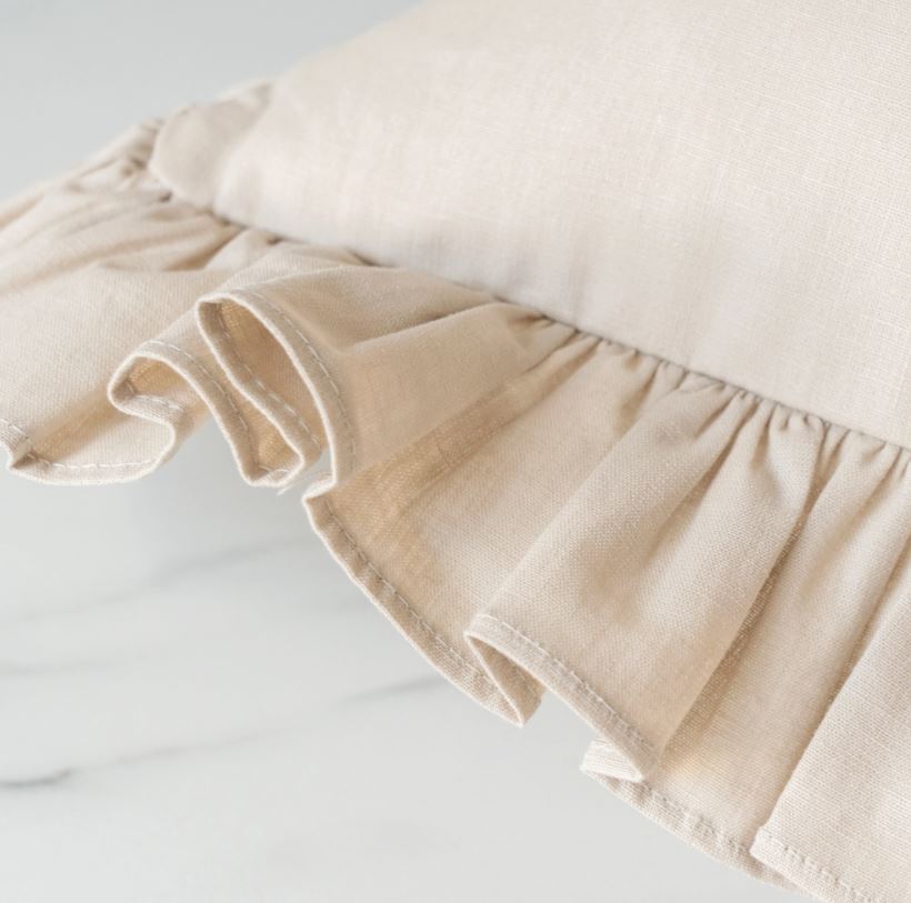 Raya Ruffle Pillow Cover