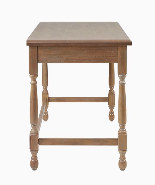 Farmhouse Wood Office Writing Desk in Natural