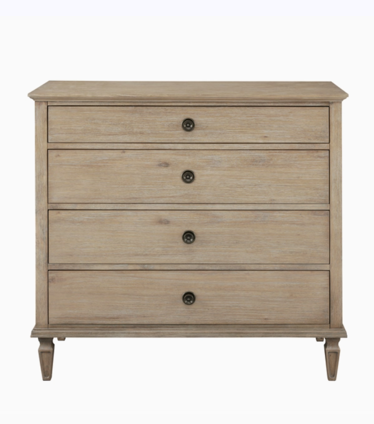 European Style 4-Drawer Dresser