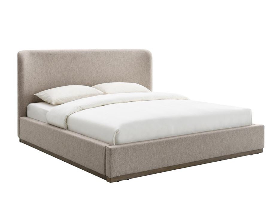 Faye King Bed Short - Perfect Taupe