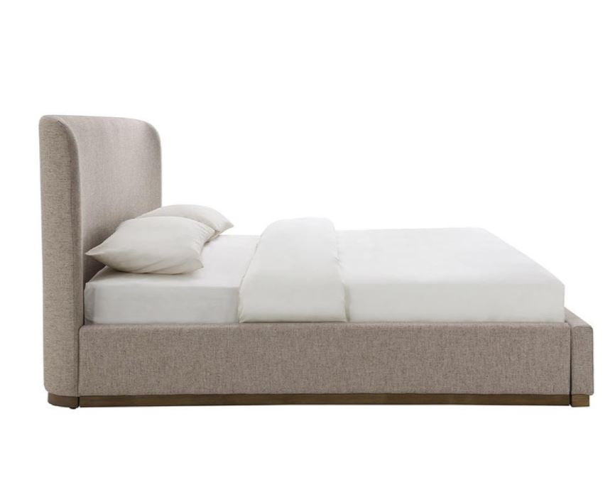 Faye King Bed Short - Perfect Taupe