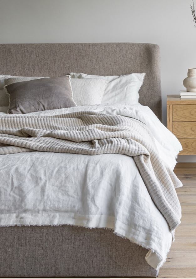 Faye King Bed Short - Perfect Taupe