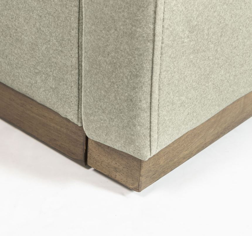 Faye Queen Storage Bed - Velvet Sandstorm