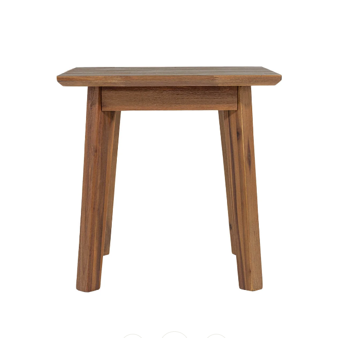 Gia Side Table in Warm Pecan