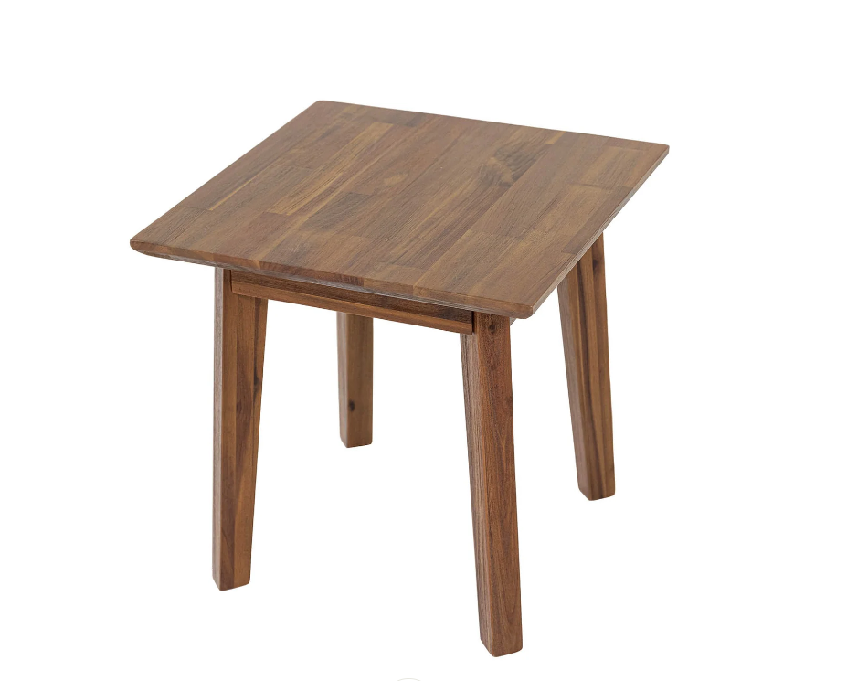 Gia Side Table in Warm Pecan