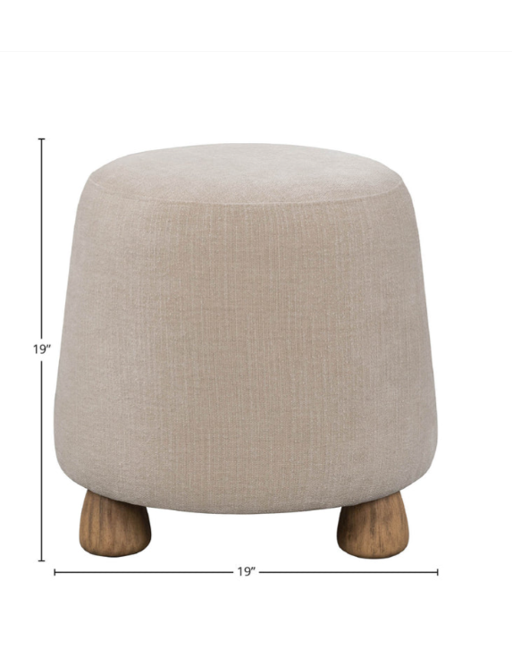Giselle Ottoman - Fawn