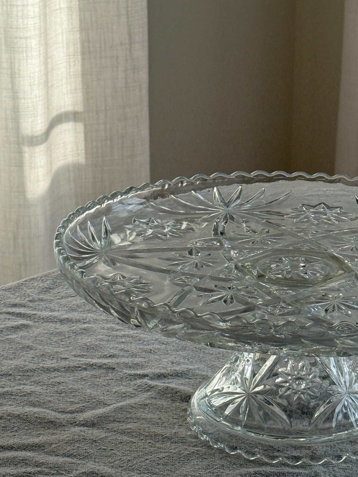 Glass Cake and Dessert Stand