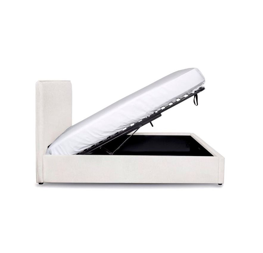 Julia Queen Storage Bed - Cream