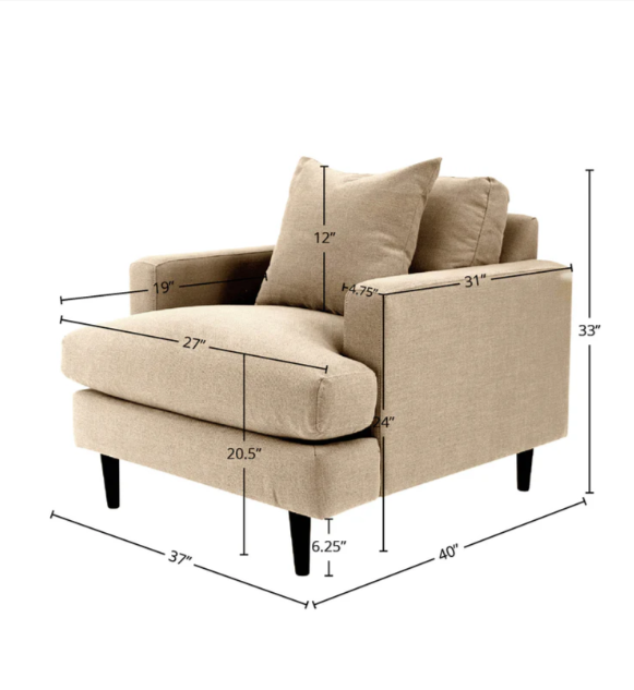 Martha Club Chair - Beach Toast