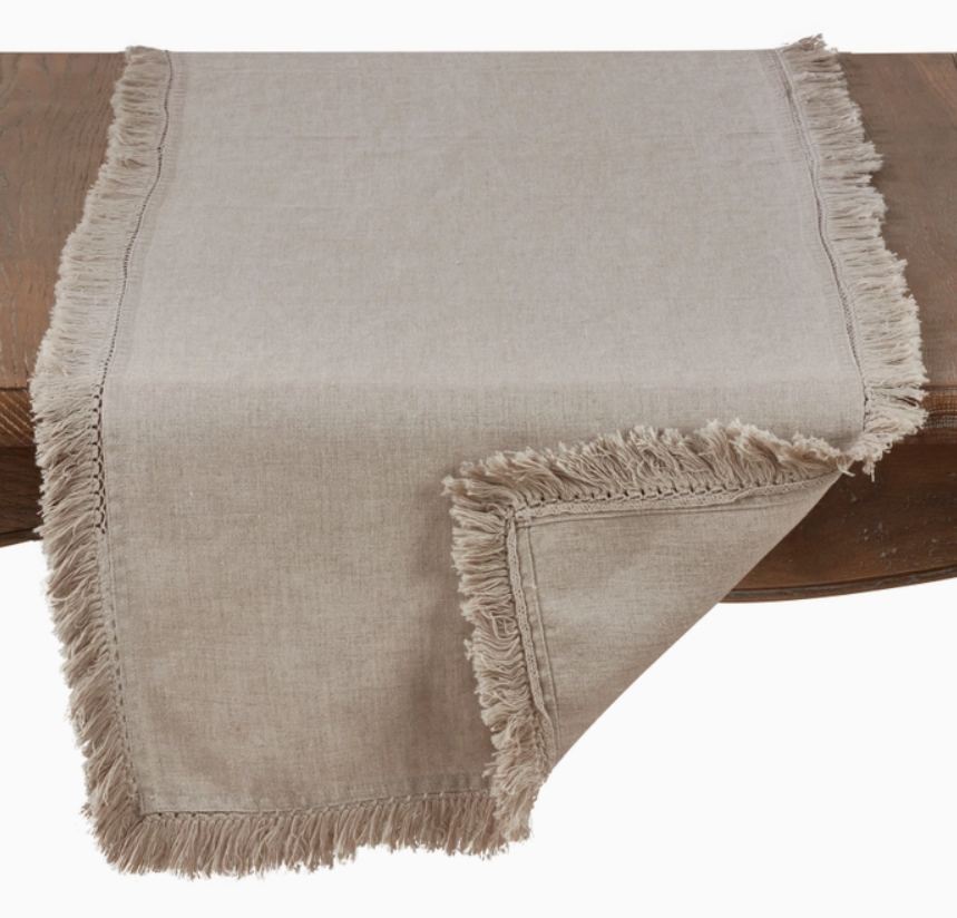 Stonewashed Fringe Runner