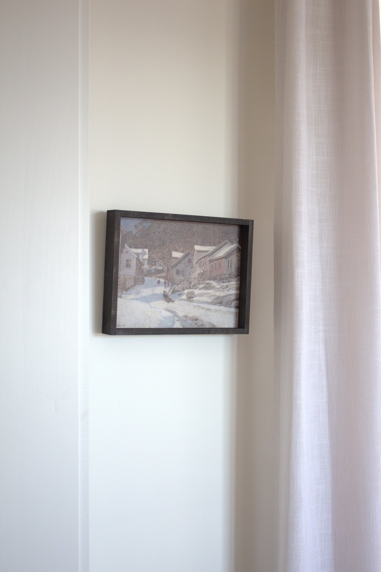 Winter in the Town Art