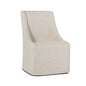 Warwick Dining Chair (with Casters) Beige