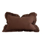 Hallie Ruffled Linen Cushion Cover 12"x20"