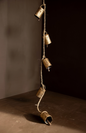 Barrel Iron Inspired Bell Holiday Hanging Garland - Small