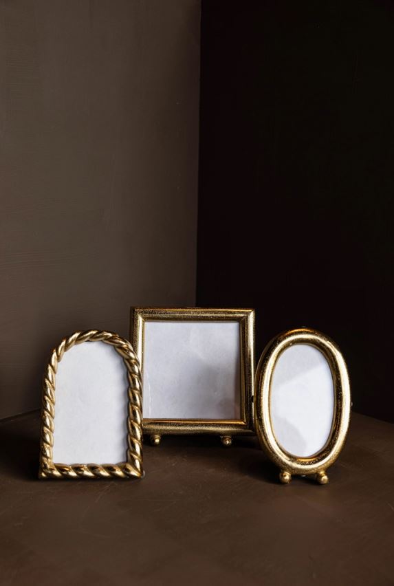 Brushed Brass Photo Frame