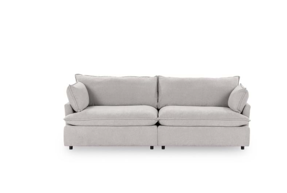 Caplan Upholstered 2pc Modular Sectional - Grey