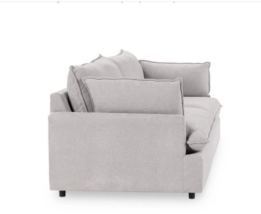 Caplan Upholstered 2pc Modular Sectional - Grey