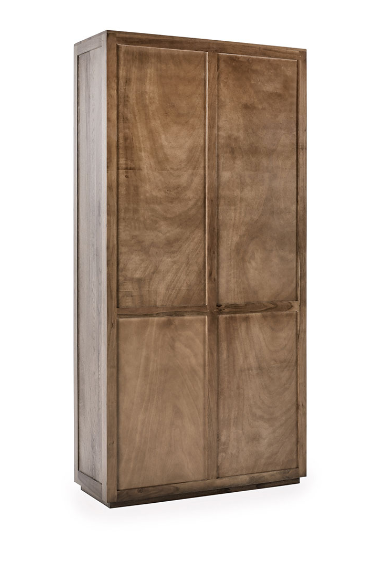 Bradley Oak Wood Tall Cabinet