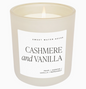 Cashmere and Vanilla 15 oz Soy Candle