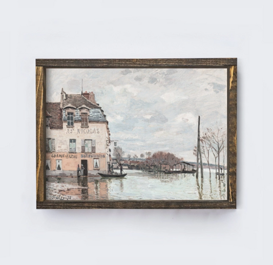 European Waterways Framed Art 