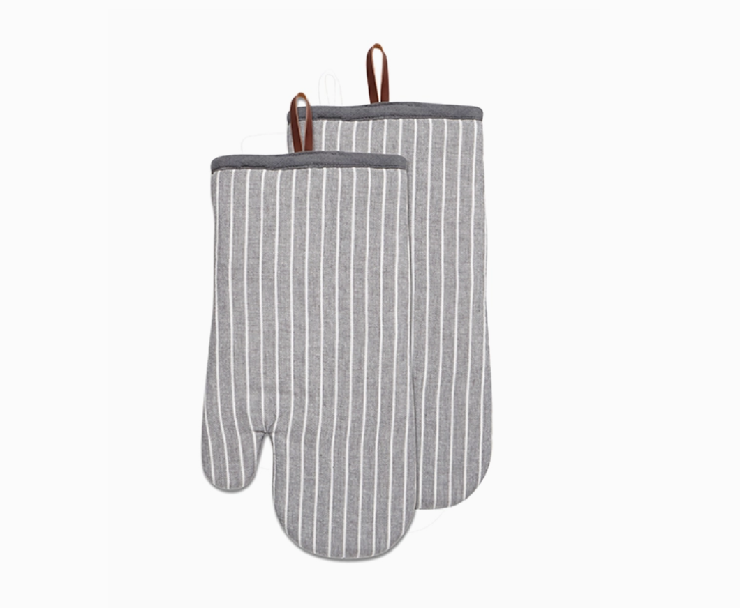 Chambray Stripe Oven Mitt