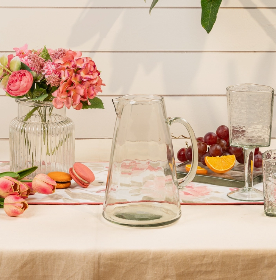 Clear Pitcher with Handle 