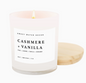 Cashmere and Vanilla 11 oz Soy Candle