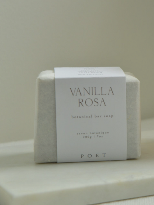 Vanilla Rosa Botanical Bar Soap