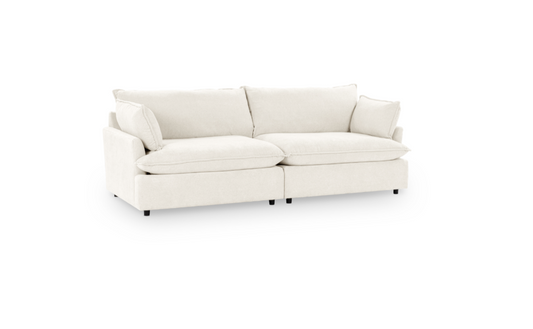 Caplan Upholstered 2pc Modular Sectional - Ivory