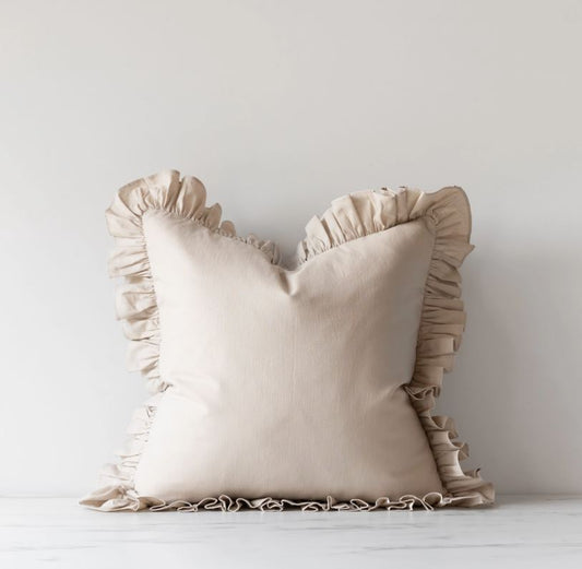 Raya Ruffle Pillow Cover