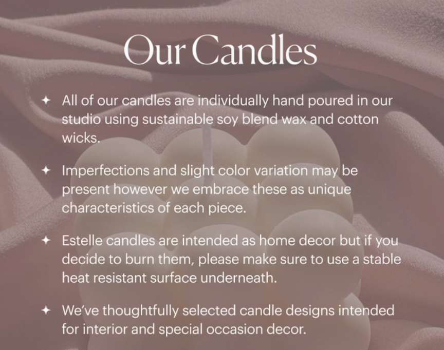 Classic Pillar Candle (Set of 3) in  Cream