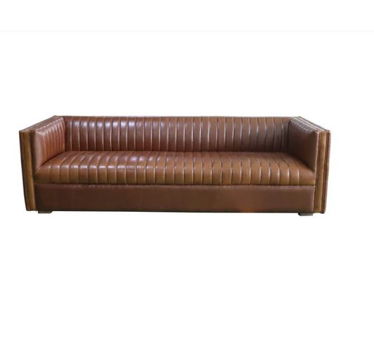 Channel Sofa - Camel Brown