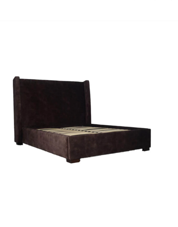Cora Storage Queen Bed - Velvet Brown