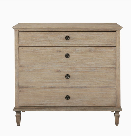 European Country Style 4-Drawer Dresser
