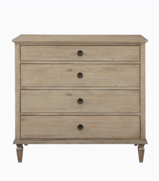 European Style 4-Drawer Dresser