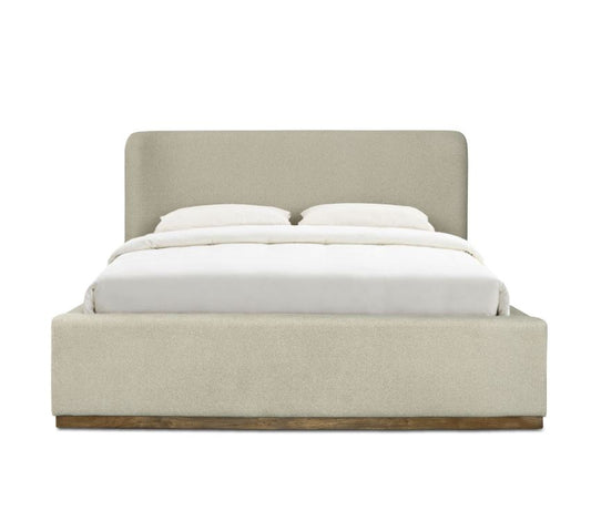 Faye Queen Storage Bed - Velvet Sandstorm