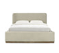 Faye Queen Storage Bed - Velvet Sandstorm
