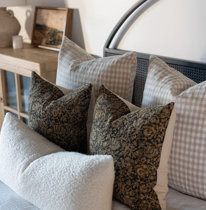 Gingham Pillow Cover