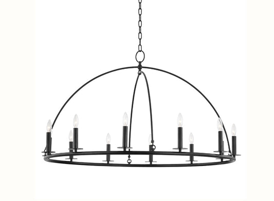 Howell Chandelier Aged Iron 