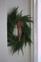 Cypress Leaf Full Real Touch Wreath - 24"