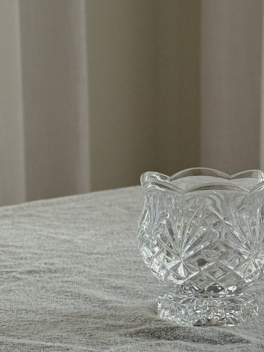 Small Glass Sugar Bowl