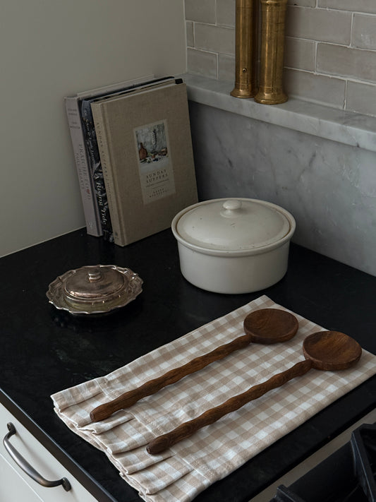 Mango Wood Serving Spoons - Set of 2