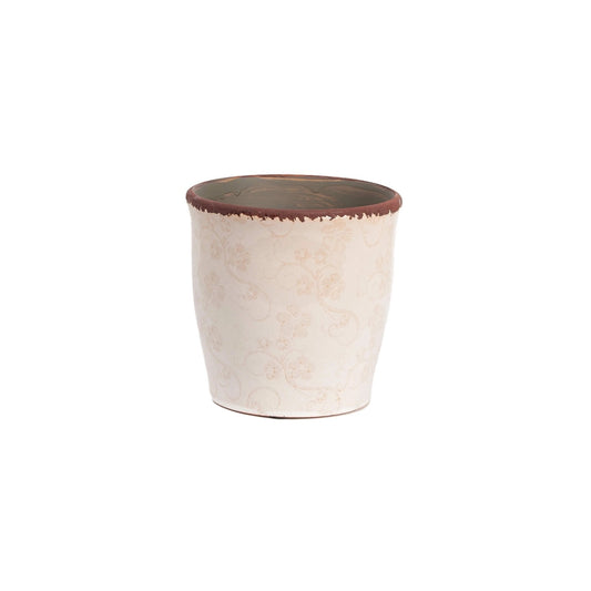 6.5" Floral Pot
