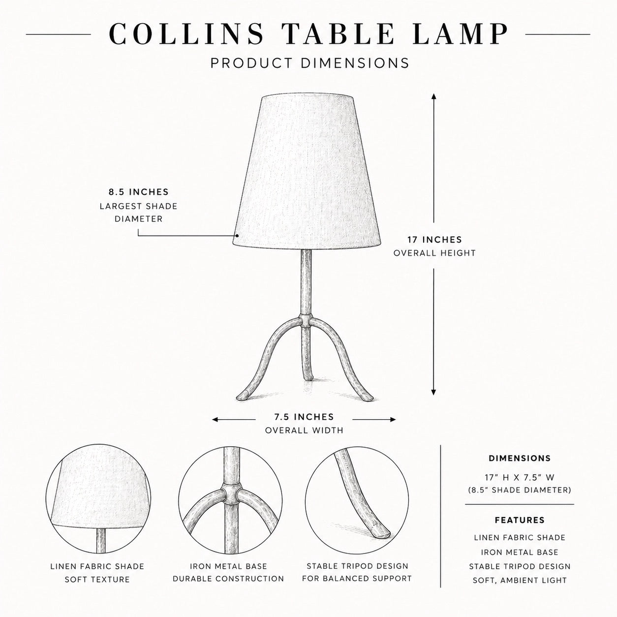 Collins Table Lamp
