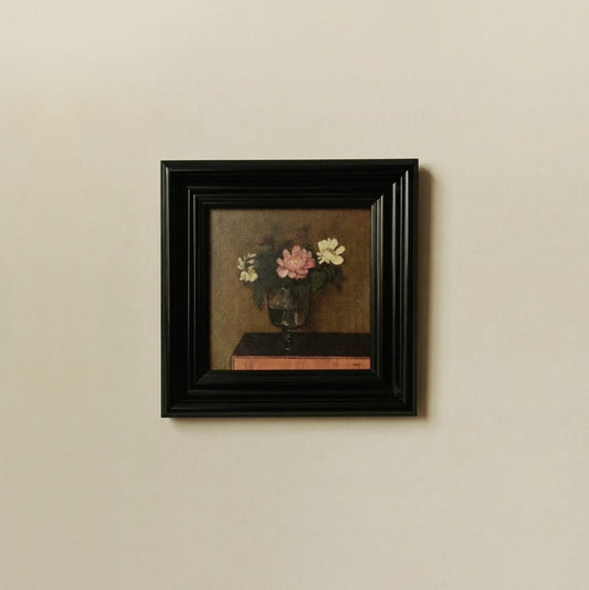 In the Quiet Hours (Still Life) Framed Wall Art On Canvas