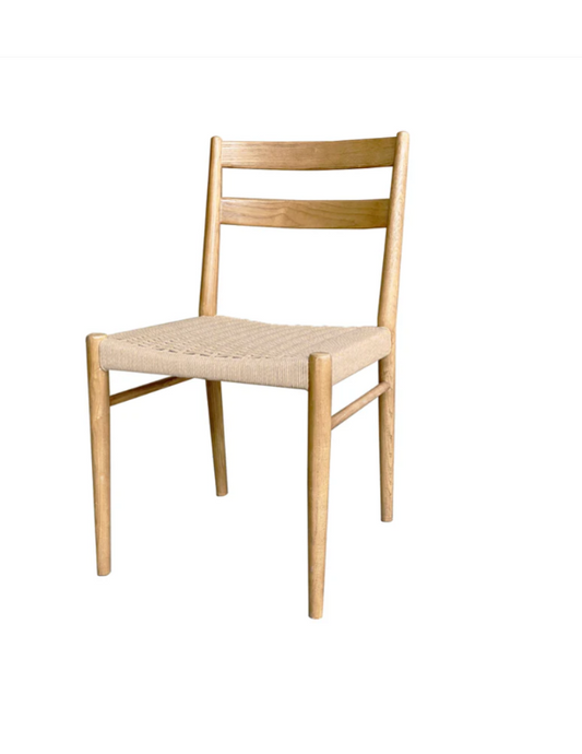 Jakarta Dining Chair - Natural/Natural Woven Seat