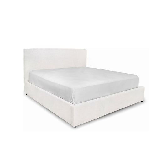 Julia Queen Storage Bed - Cream