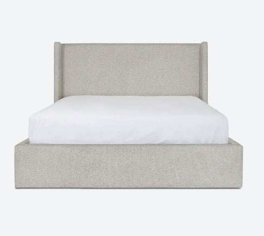 Lourdes King Storage Drawer Bed - Dune