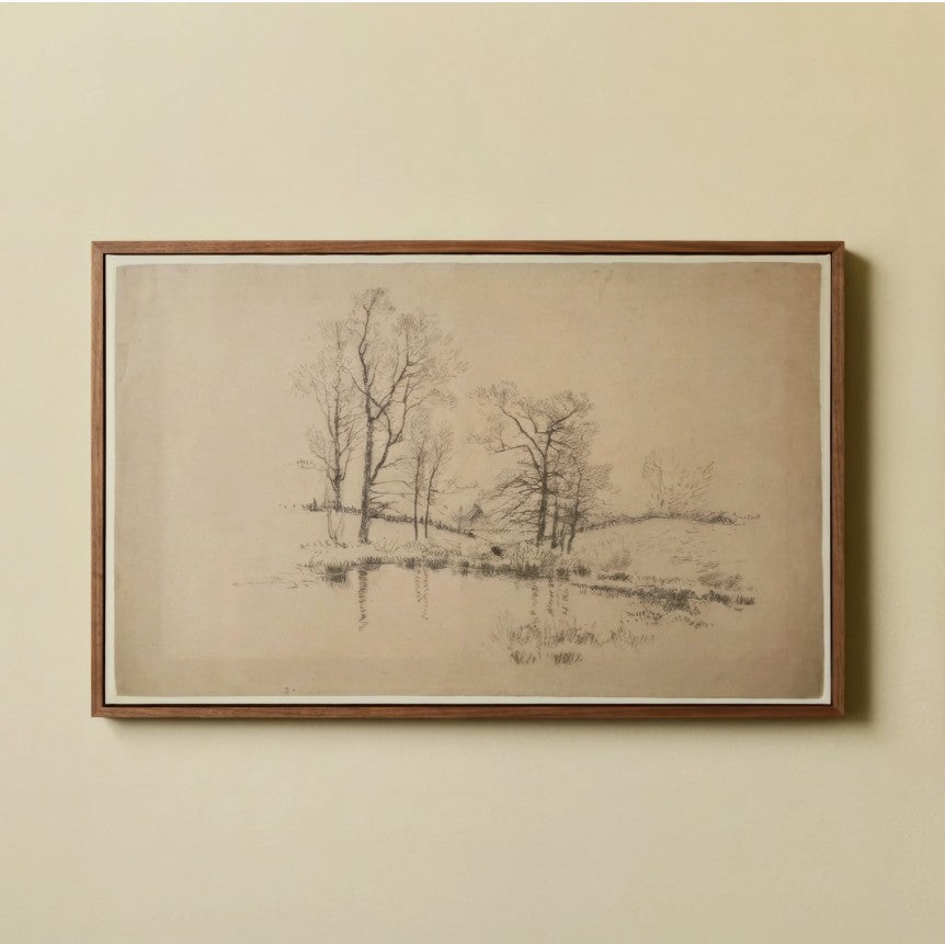 Meadow Pond New York By Charles Frederick William Mielatz